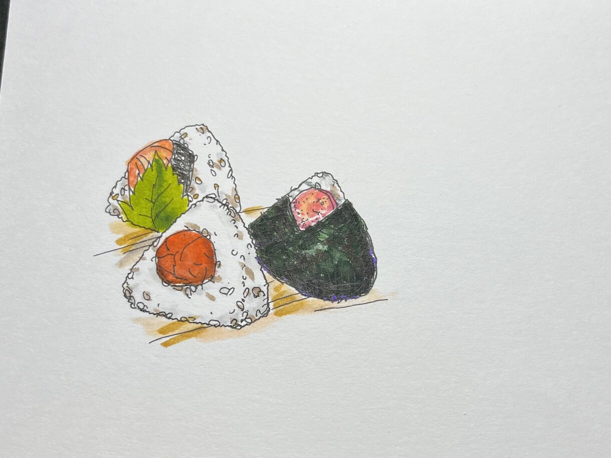 しずる感あふれる食べ物イラスト描きます お店の看板メニューを素敵な筆文字&筆イラストでいい感じに♫ イメージ2