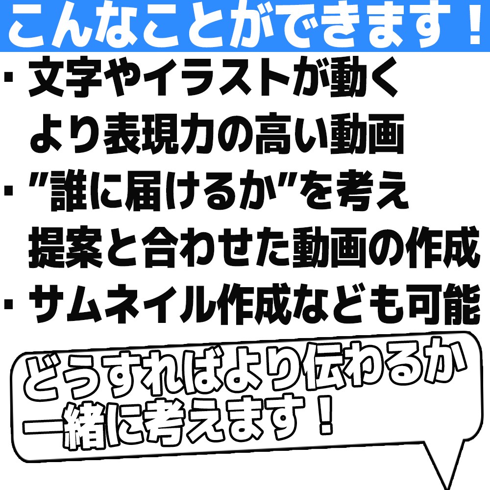 画像アニメーション込のリッチな動画を制作します Vtuber|あなたの魅力を伝える動画へ イメージ2