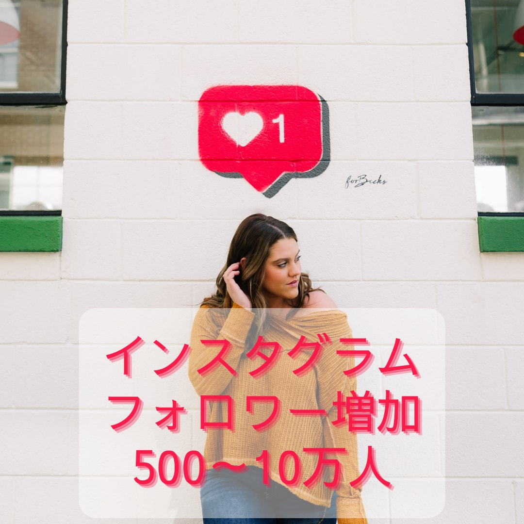 インスタグラムのフォロワー+500増やします インスタ宣伝・拡散、10万人まで対応、低価格、アクセスアップ イメージ1