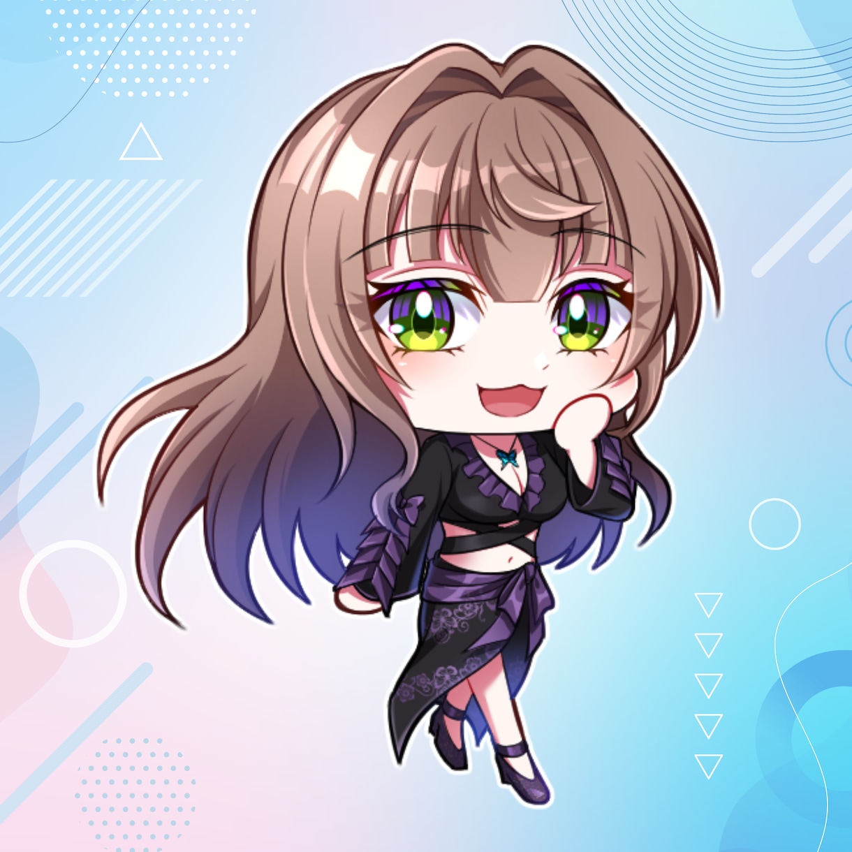 ミニキャラ描きます プニっとしたほっぺのミニキャラを制作します！ イメージ3