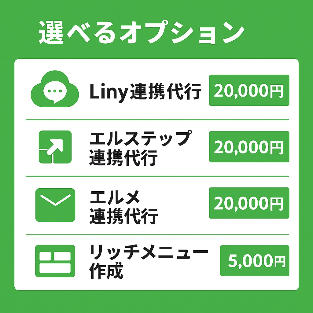 LINE公式アカウントを構築します 集客と売上に強いLINE構築代行 イメージ8