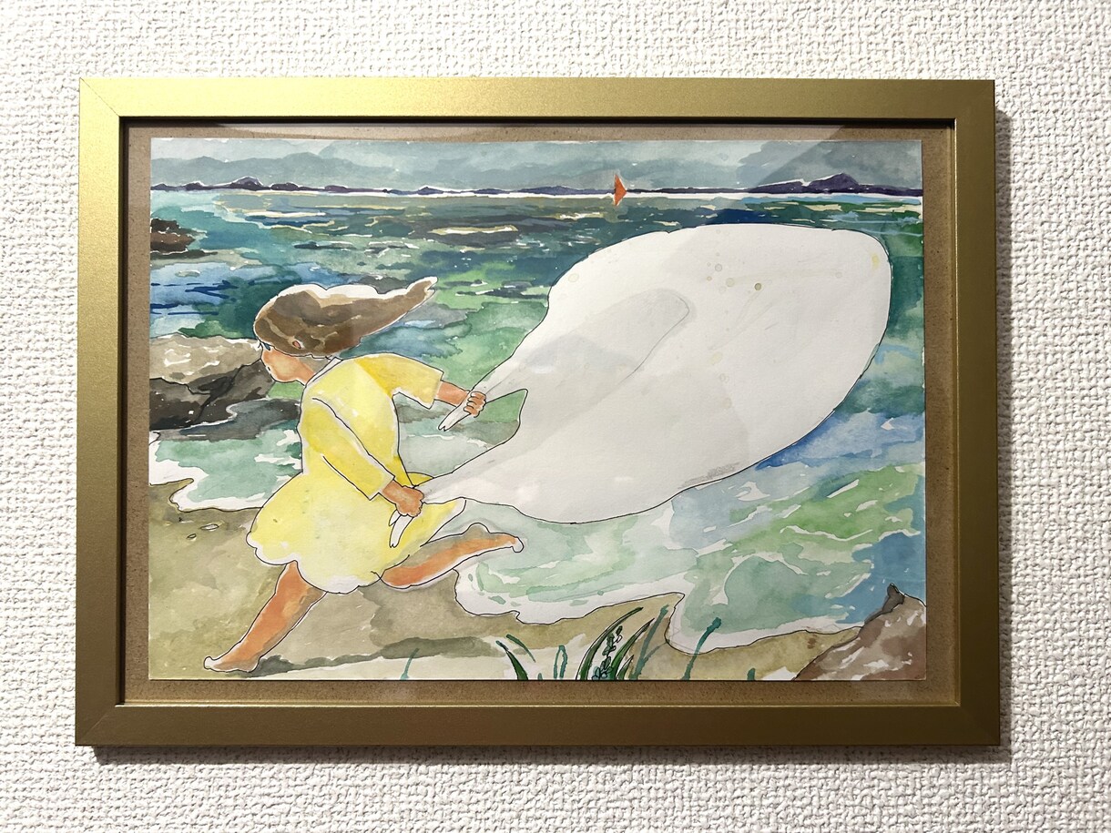 アナログならではの柔らかな魅力ある作品を提供します 絵の具の滲みや手描きの筆跡を活かした温かい作風が得意です。 イメージ2