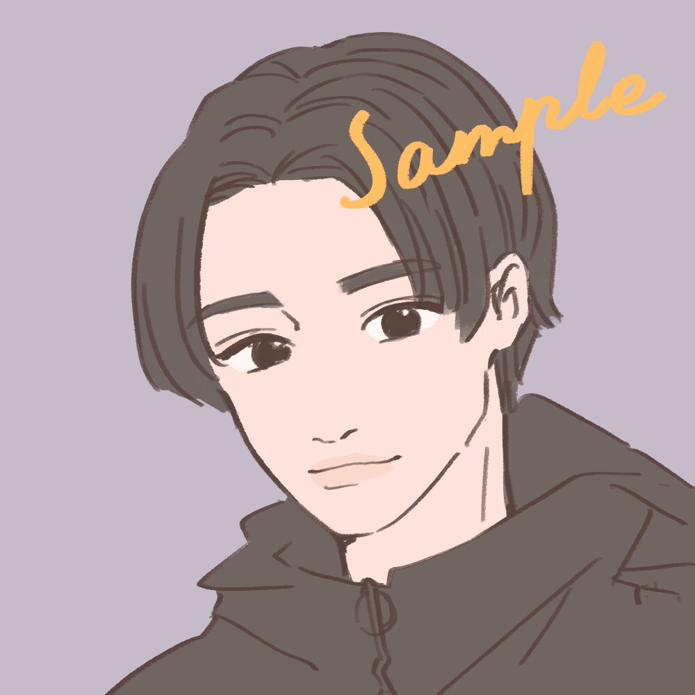 3日以内にお届け！おしゃシンプルなアイコン描きます LINEやインスタ、Twitterや Slackなどに！ イメージ3