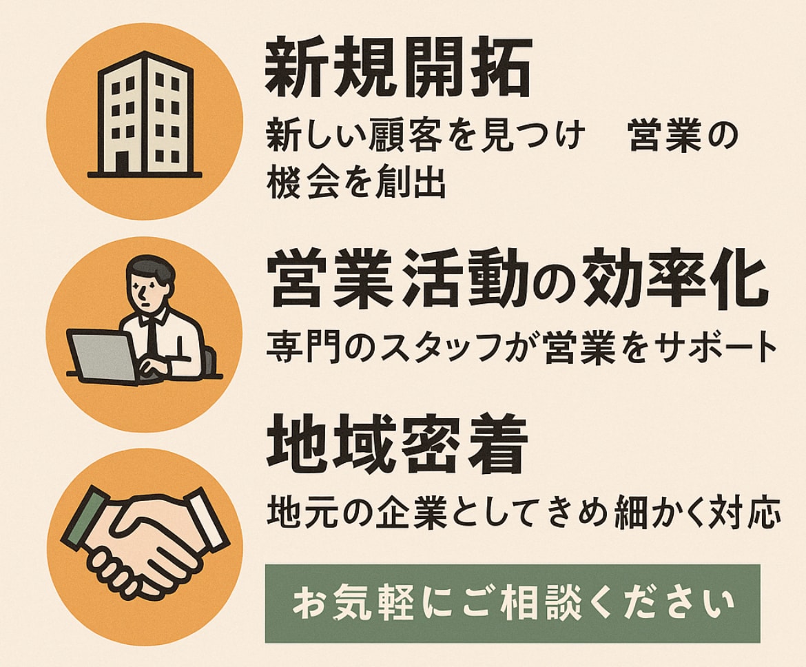 新規顧客獲得に向けたテレアポ代行します 【脱・新規開拓】新規開拓はお任せ下さい イメージ1