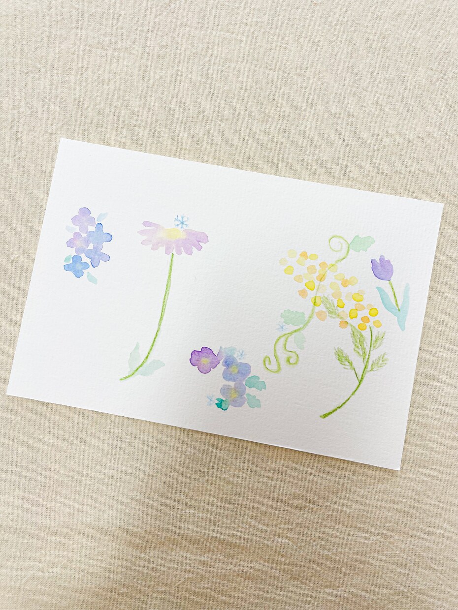 好きなものを入れた花文字命名書を作ります 好きな動物や植物、食べ物等を入れて世界にひとつの命名書 イメージ4