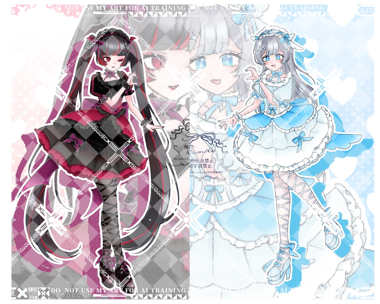 ふわふわで可愛いキャラクターのイラスト描きます キャラ紹介シートやアイコン、自作グッズ等にどうぞ！ イメージ7