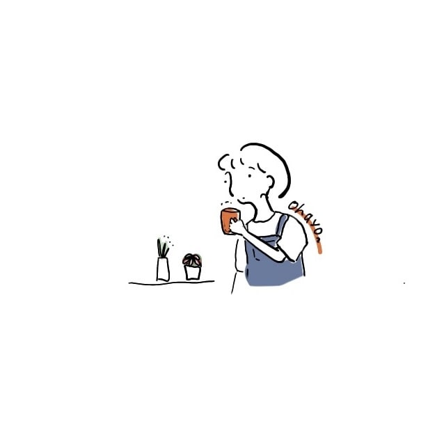 シンプルなゆるいイラスト描きます こんな日あるよね、こんな女の子いいな　なイラスト！ イメージ3