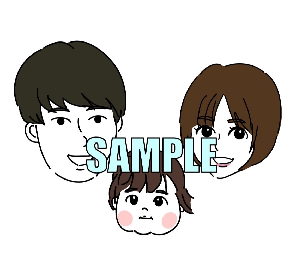 パパママ必見！かわいいお子様の似顔絵描きます 1歳児育児中ママがお子様の可愛さを最大限引き出します イメージ4