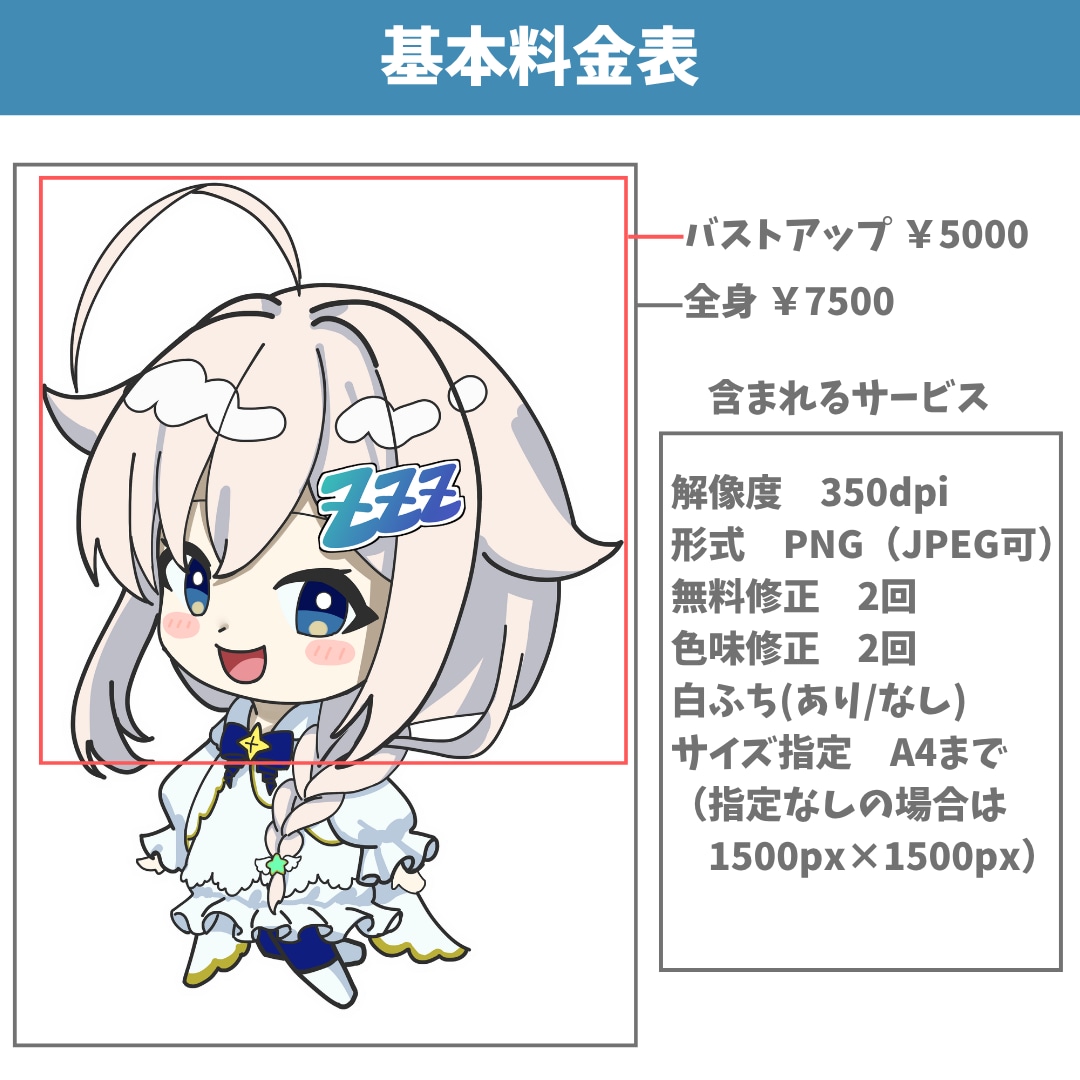 商用利用可◎ かわいいSD女の子キャラを描きます SNSアイコンや配信者、Vtuberさんのグッズなど イメージ2