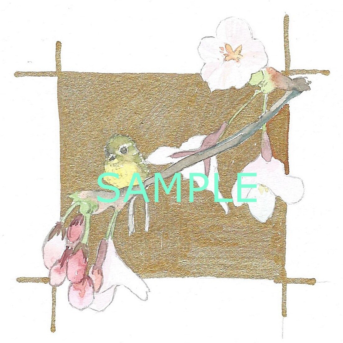 花や植物などのアナログ水彩描きます 好きな植物や誕生花を水彩画イラストで！ イメージ2