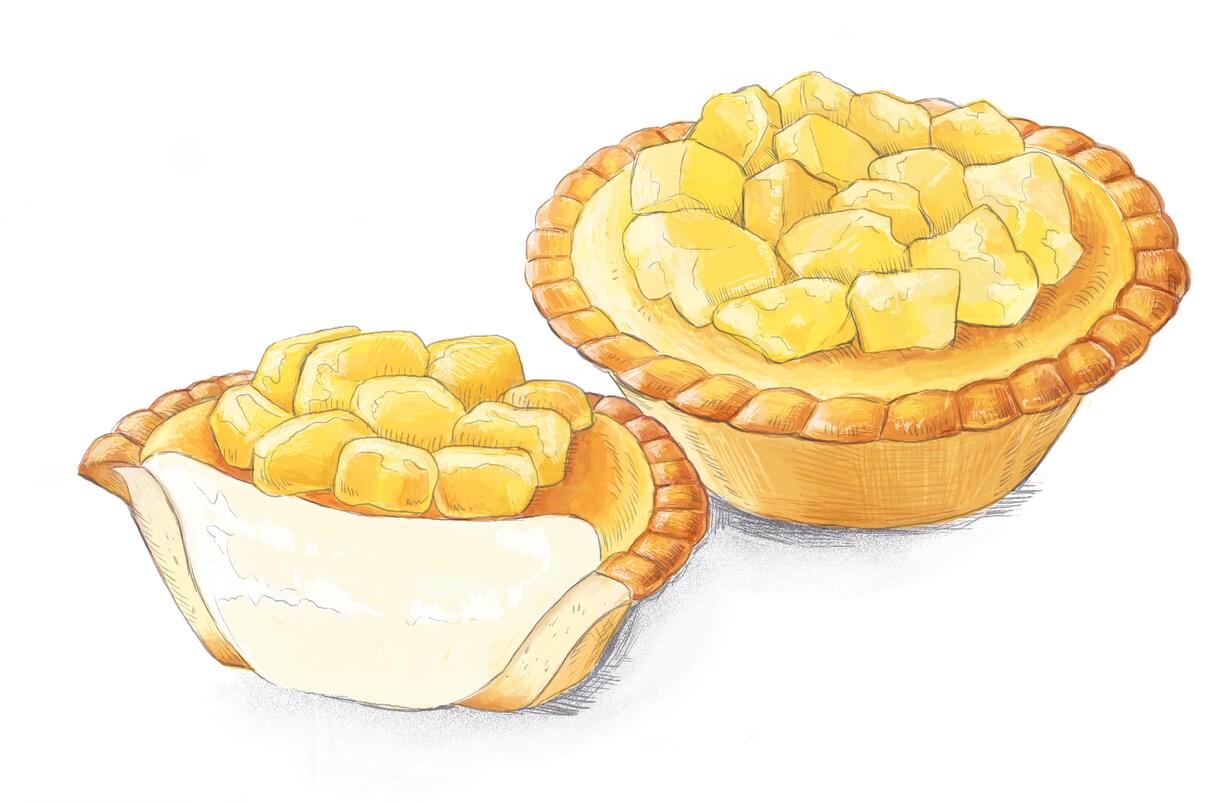 食べ物のイラストを中心に描きます 柔らかいタッチのイラストを描きます。 イメージ3