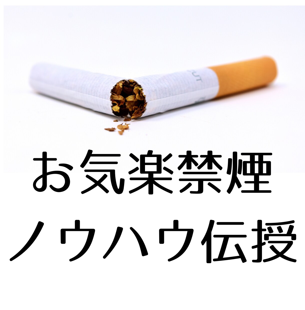 禁煙したいあなたへ私が禁煙に成功した方法を教えます 禁煙に成功した私が編み出したお気楽禁煙ノウハウを伝授します！ イメージ1