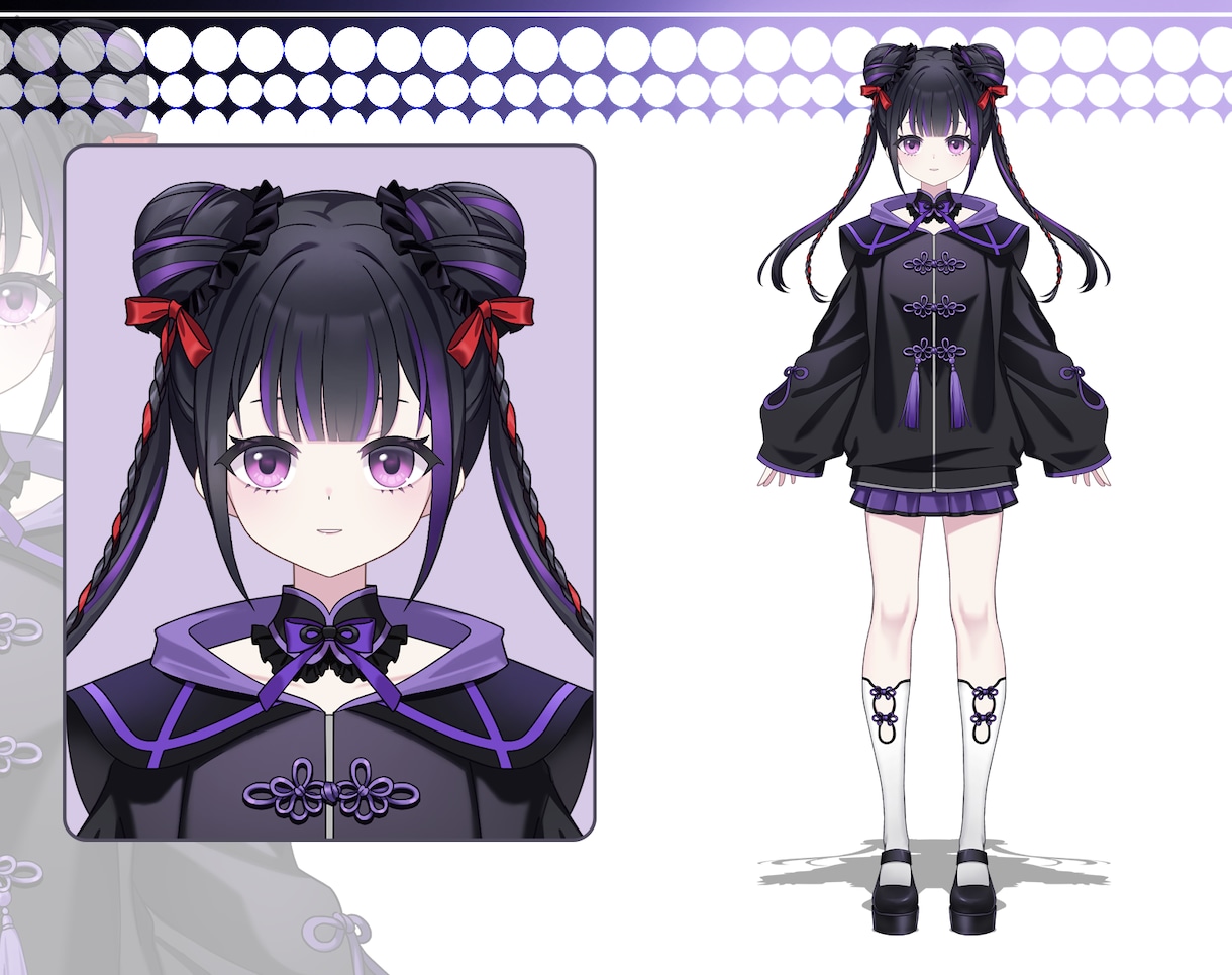 多種多様な可愛いLive2Dモデルをお作りします ニーズに合わせてサイバーパンク風、小悪魔系、地雷系対応可能 イメージ4