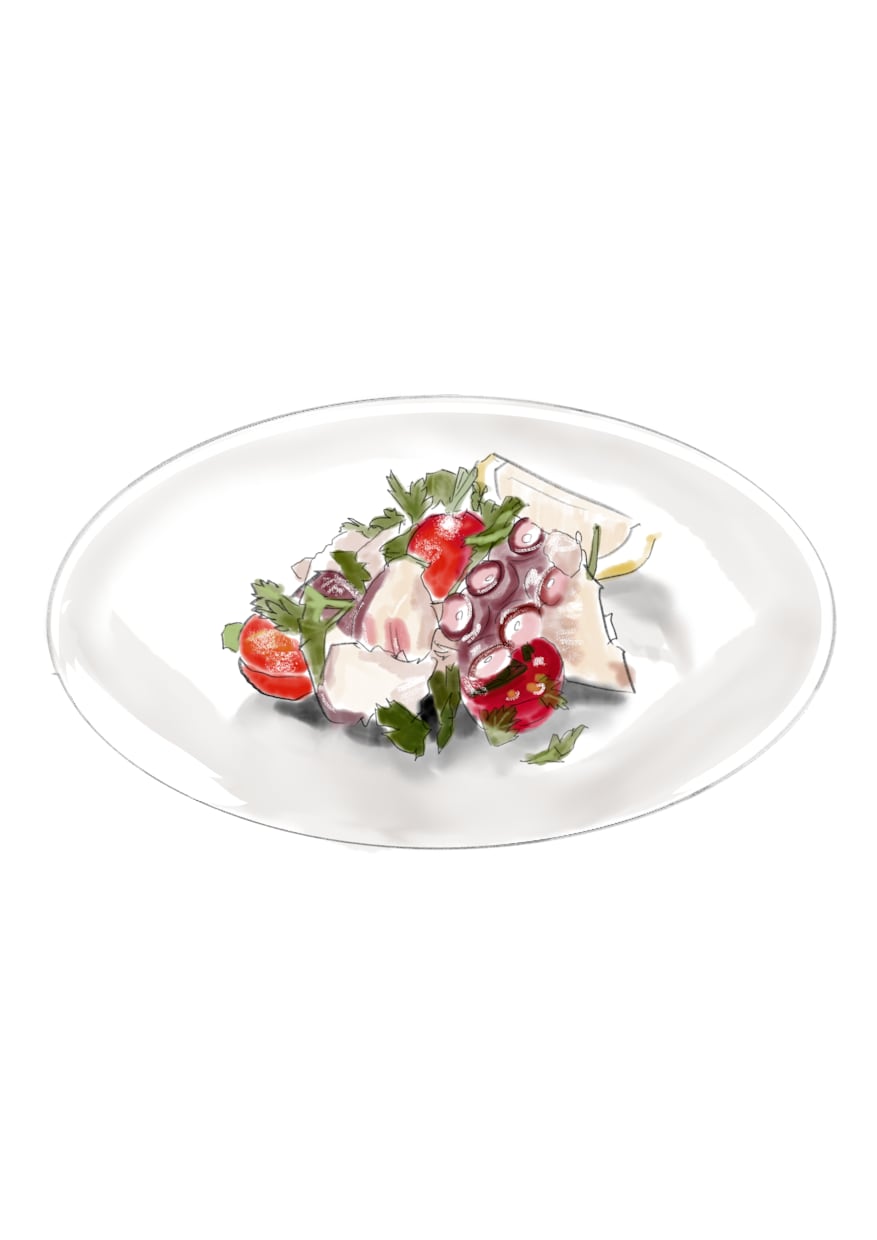 透明水彩でシズル感のある食べのもイラスト描きます 写真より美味しそう！おしゃれで映える食べ物イラスト イメージ2