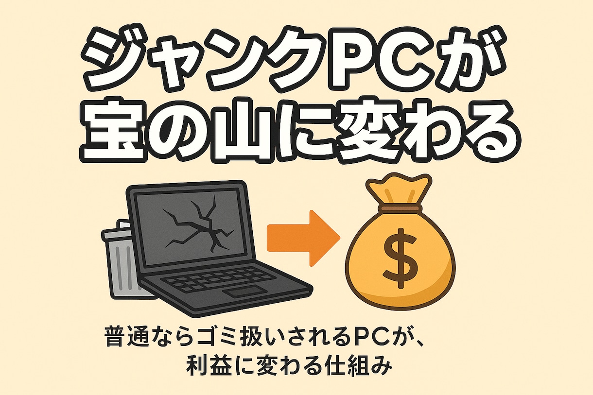 副業×在宅OK！ジャンクPCリペア転売教えます 初心者、知識ゼロ、在宅OK！PC修理×販売副業で稼ぐ新常識 イメージ2