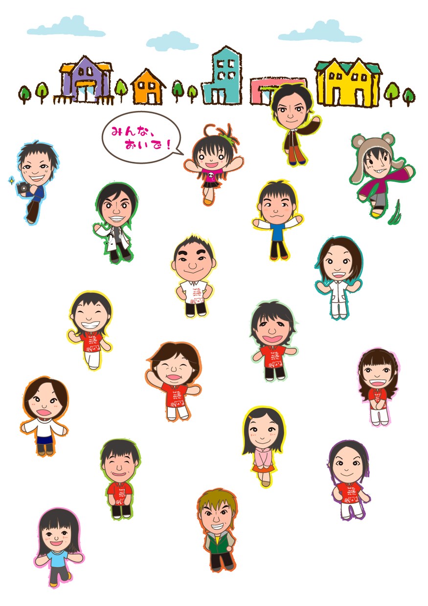 二頭身ミニキャラ似顔絵描きます 【似顔絵】似頭身-にとうしん-【二頭身】 イメージ2