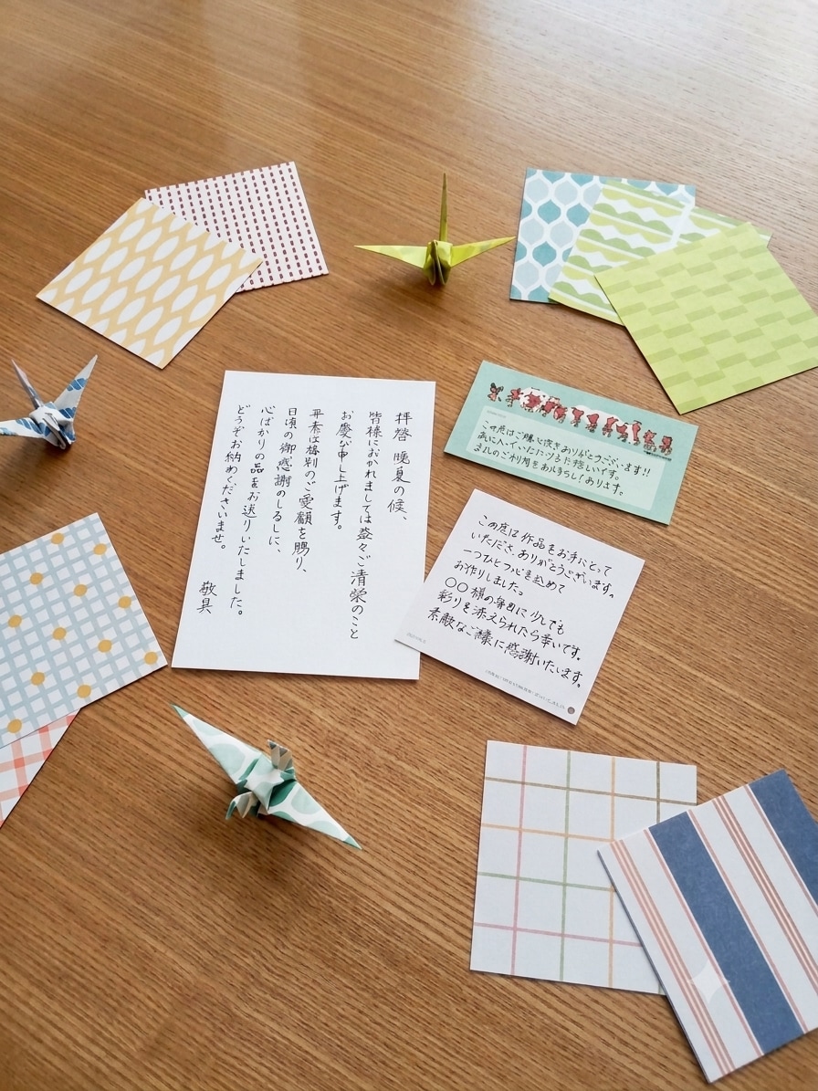 心を掴むサンキューカード！ECやフリマ用代筆します ⭐︎完全オーダーメイド⭐︎ 手書き文字でリピート率アップ！ イメージ1