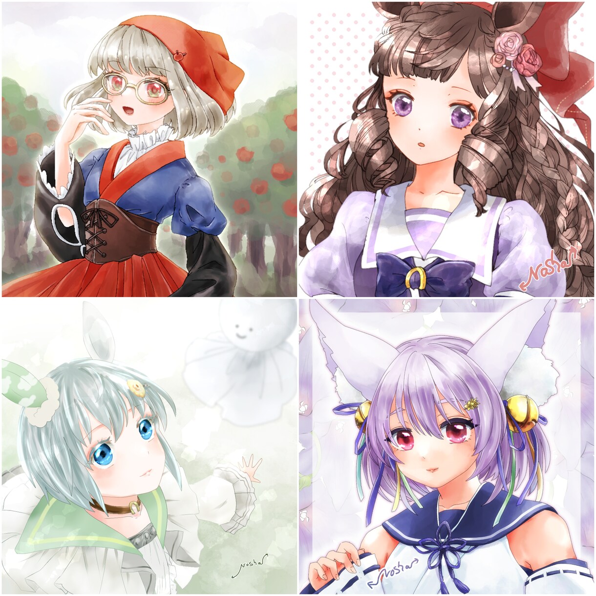 SNSアイコン描きます 先着3名様割引中！★柔らかい雰囲気で華やかなアイコンいかが？ イメージ1