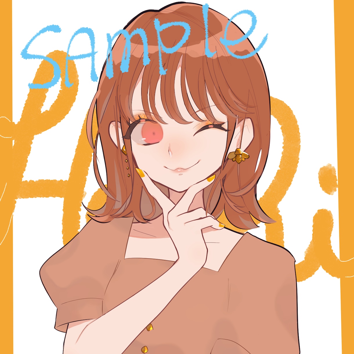 POPでかわいいアイコン描きます あなたの雰囲気に沿ったオリジナルイラスト イメージ4