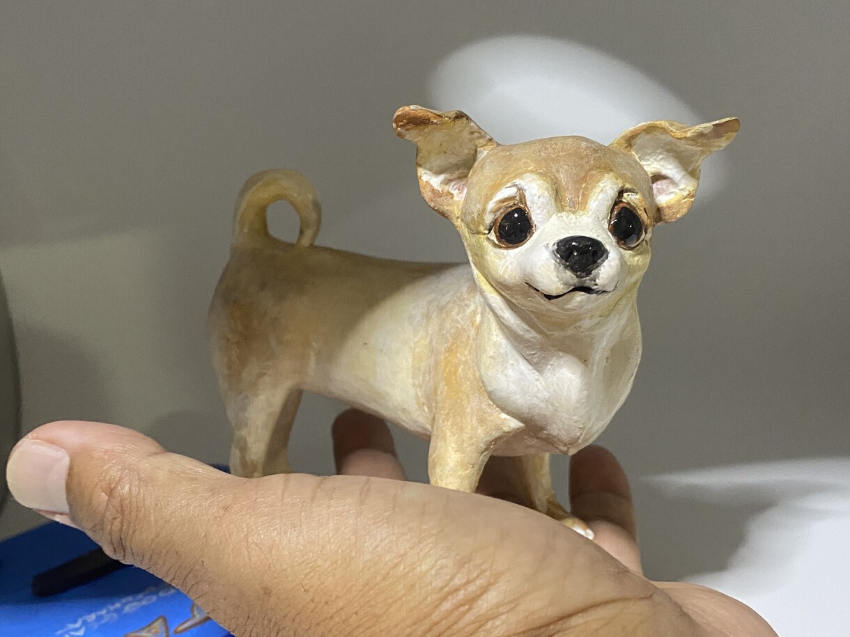 愛犬のフィギュアをオーダー制作します 思い出の一杯詰まったフィギュア制作 イメージ9