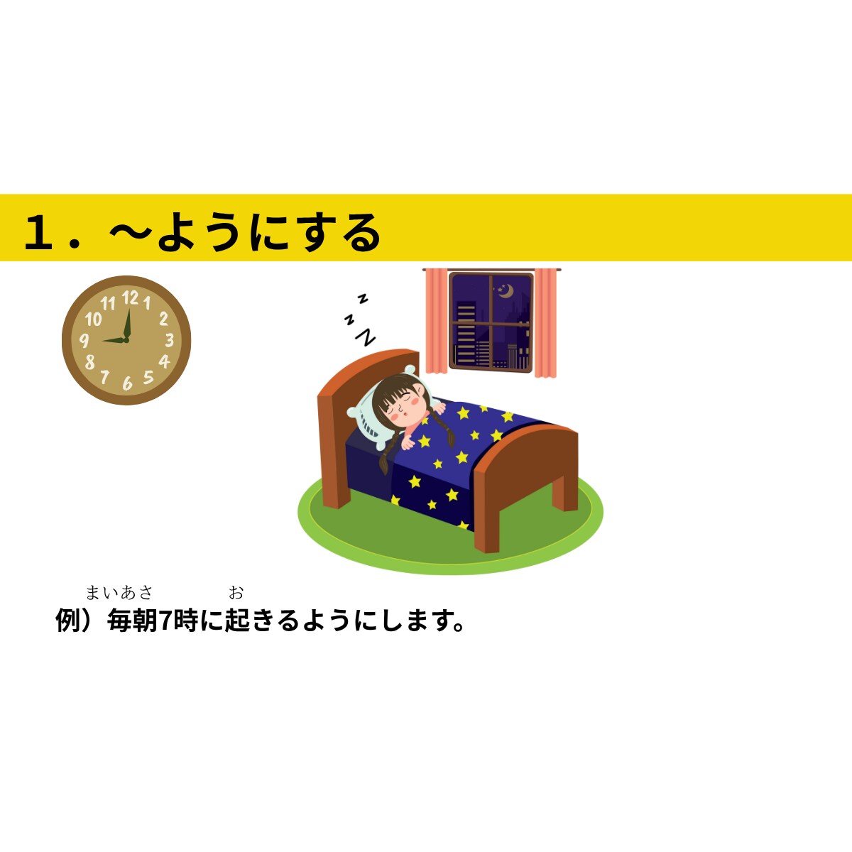 JLPT(N3)文法20選と例文ご提供いたします わかりやすい絵と例文で教師でも学習者でも大活躍！ イメージ3