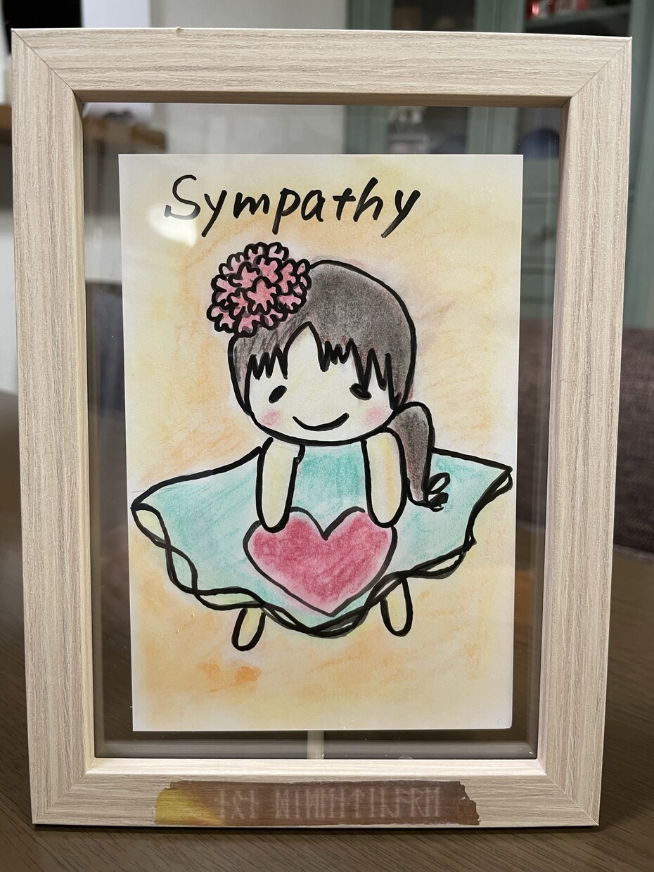 あなたの心に宿る小さな妖精さんを描きます チャネリングしながらポストカードに仕上げます。 イメージ1