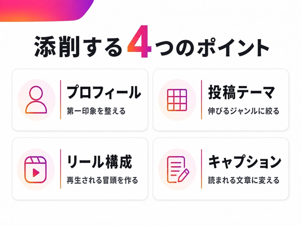 あなたのInstagramを添削して伸ばします 3ヶ月で変わる、Instagramの育て方 イメージ3