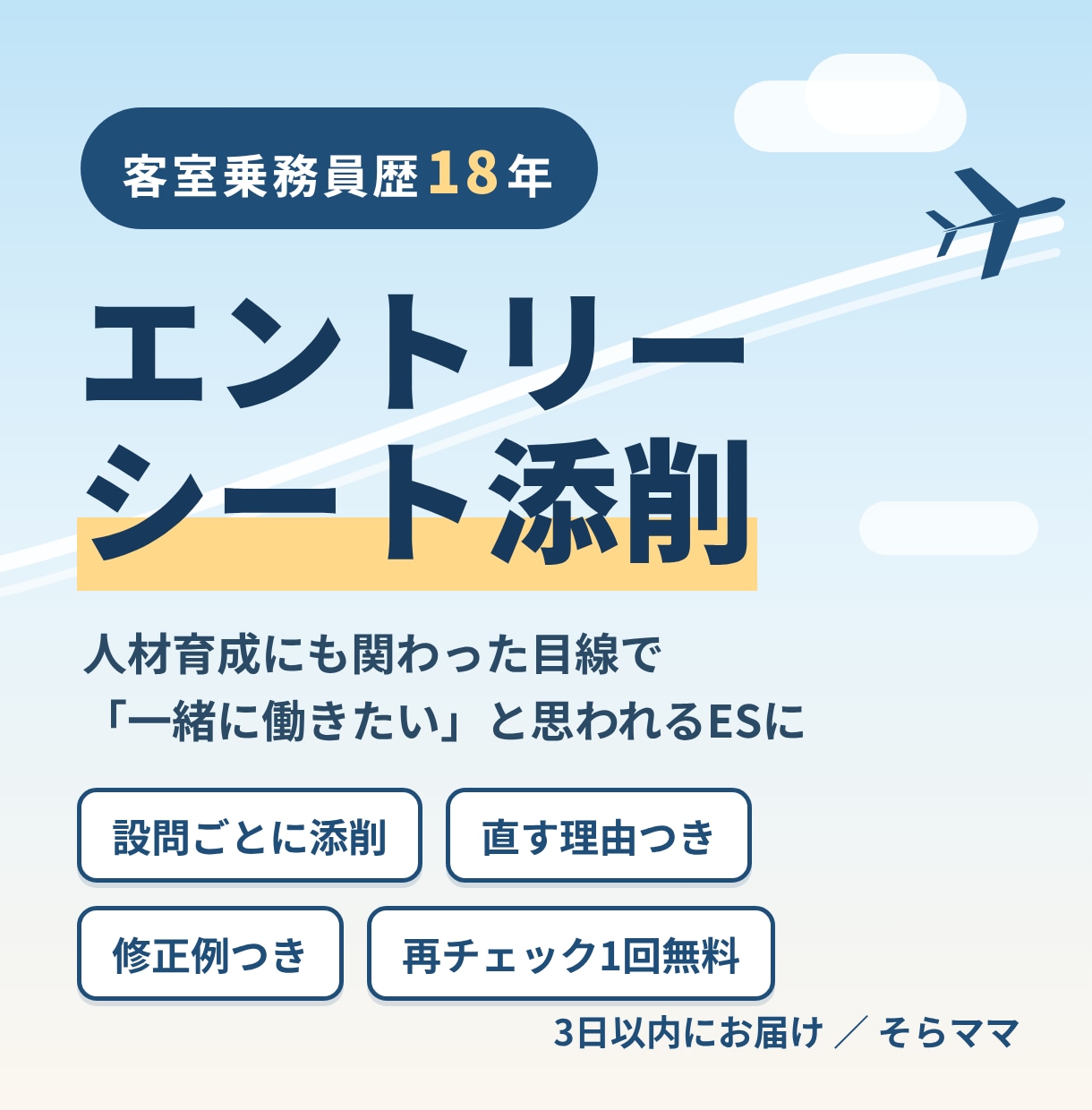 CA歴18年の現役目線でESを添削します 人材育成にも関わった目線で「一緒に働きたい」ESに イメージ1