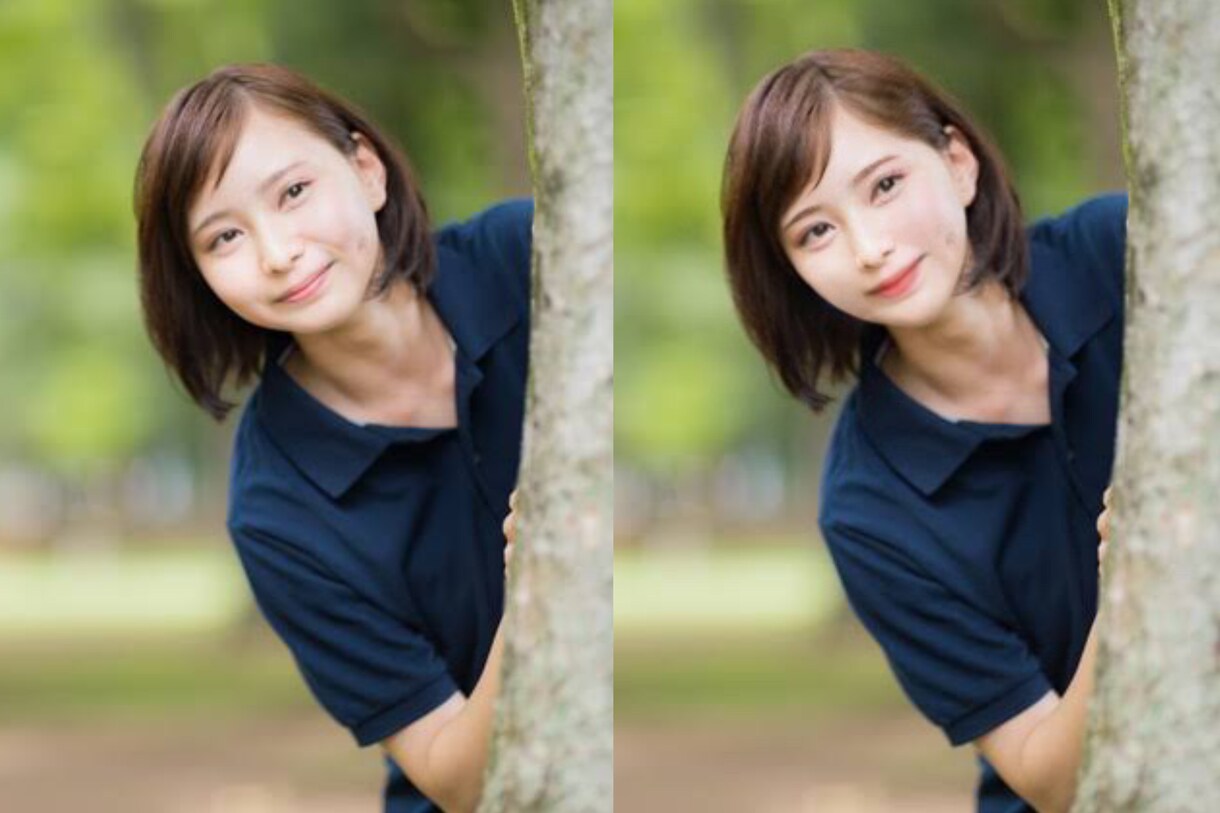 人物の写真修正・加工いたします お一人に合わせた骨格・顔タイプ・パーソナルカラーを計算します イメージ3