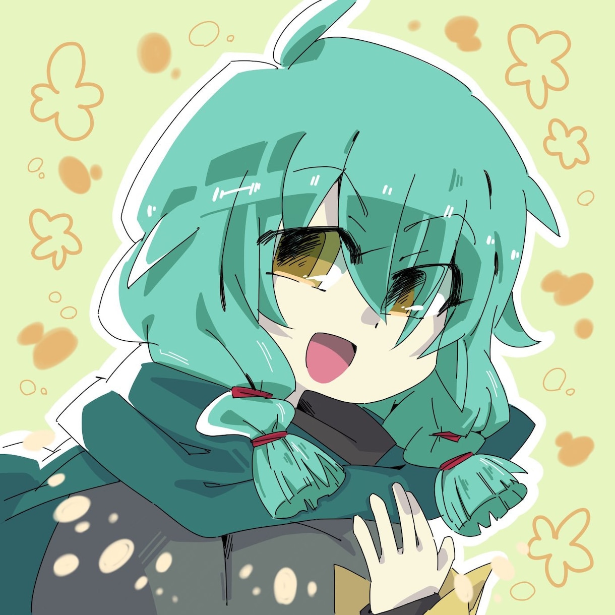 SNS用アイコンイラストを作成します 中頭身/ミニキャラ/アニメ塗り/かわいいタッチの絵柄 イメージ2