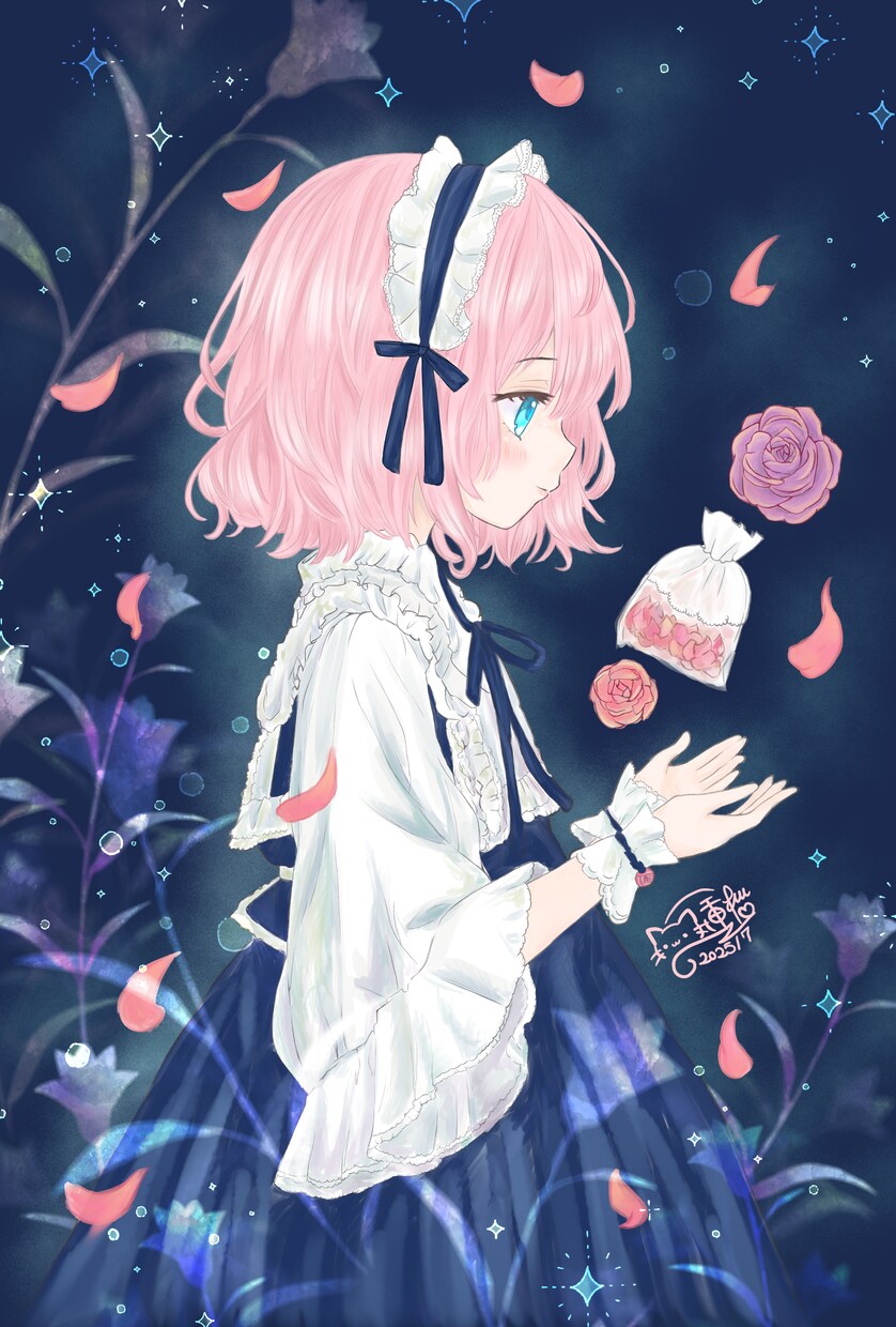 VLiverやオリジナルの可愛い女の子を描きます イラスト、ちびキャラ、アイコン利用可能、VLiverが描く！ イメージ1