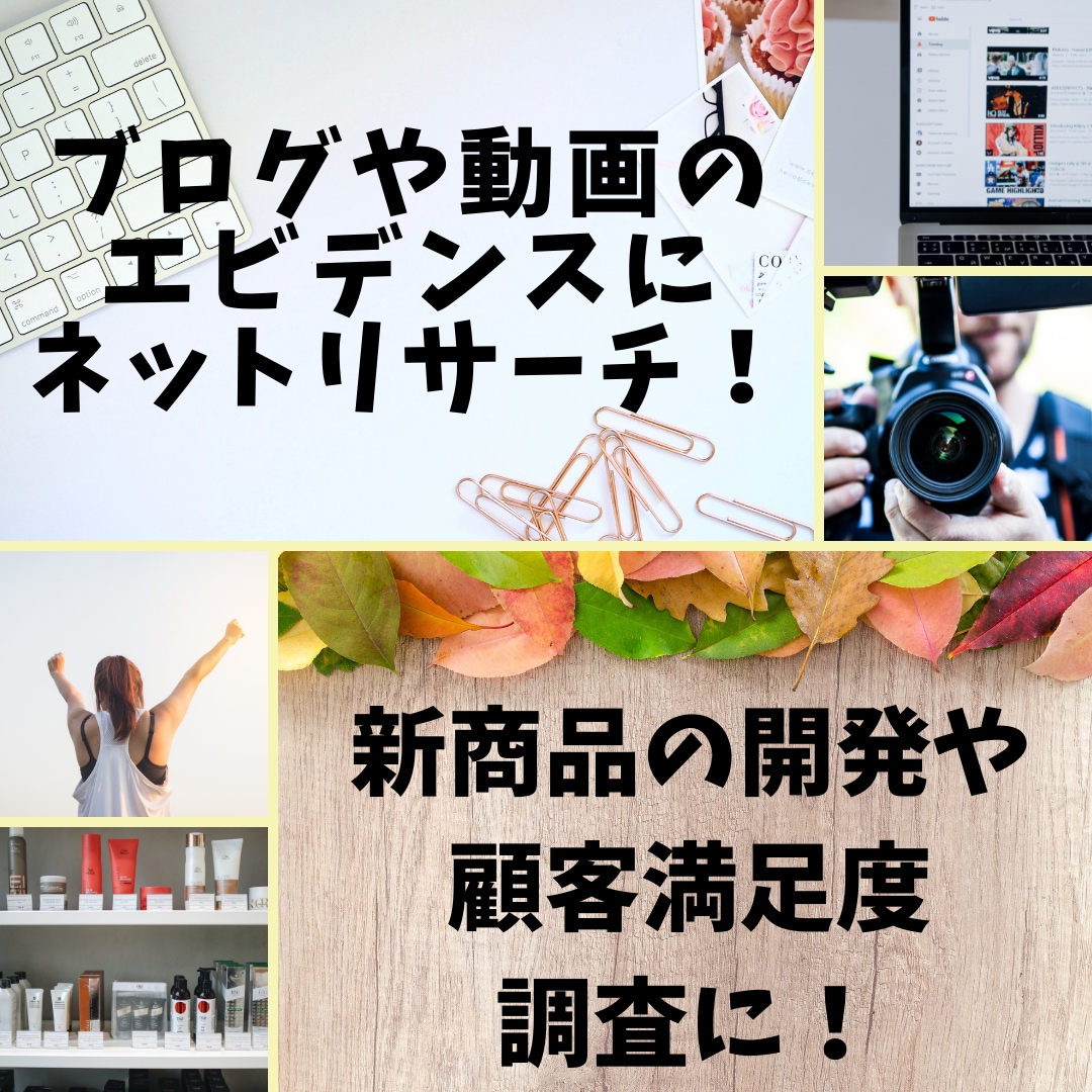お手軽にアンケート調査・回収ができます ブログやYouTubeでも使えるアンケート調査いたします！ イメージ2
