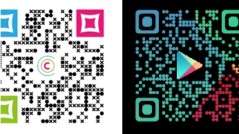 個性的なオリジナルQRコード制作します カラフルなQRコード！テキストも入れられるのでお祝いにも！ イメージ3