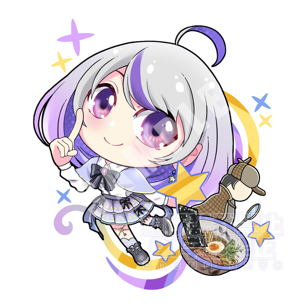 商用利用可！背景・小物込み！ミニキャラを描きます Youtube、アイコン、グッズ展開に可愛いミニキャラを♪ イメージ6