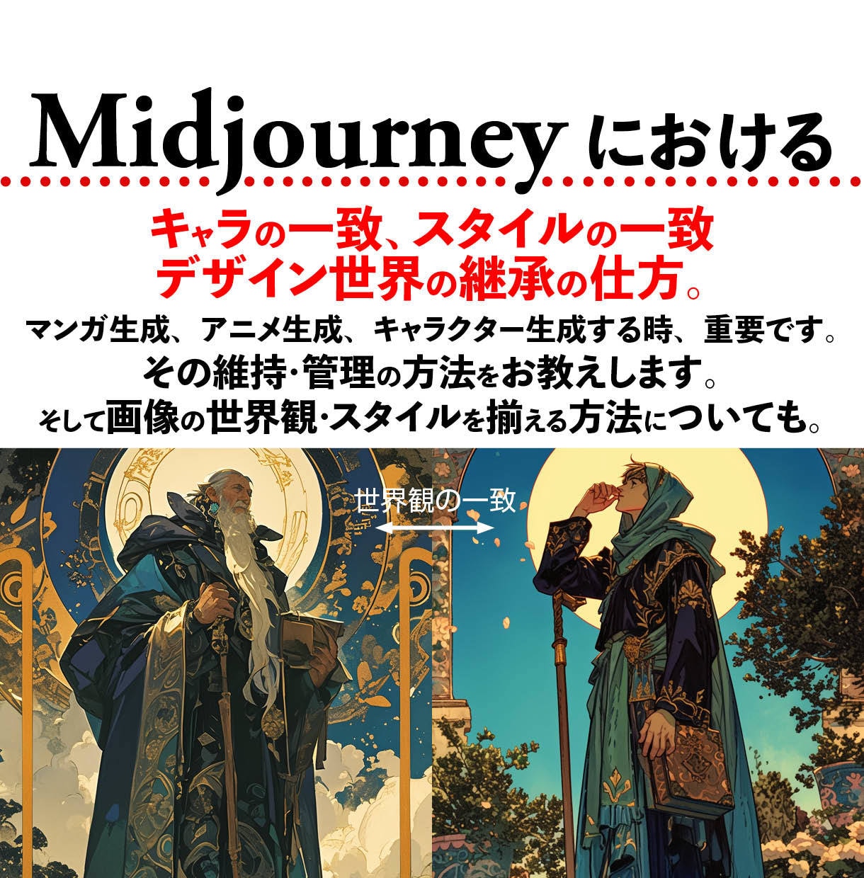 Midjourney活用、究極のノウハウを教えます デザイン歴39年、AI歴36年のMidjourney究極活用 イメージ5