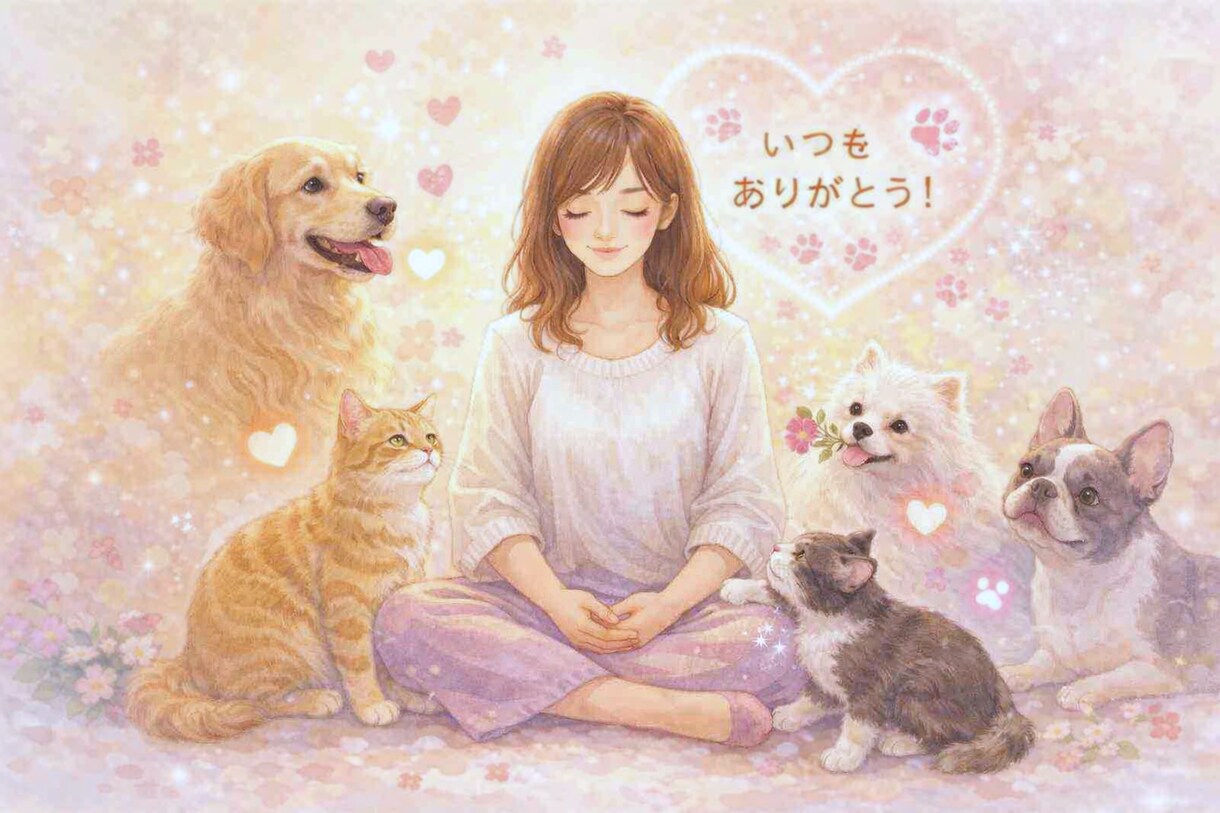 ペットからあなたへのメッセージをお伝えします 貴方の愛犬、愛猫さんとつながります イメージ1