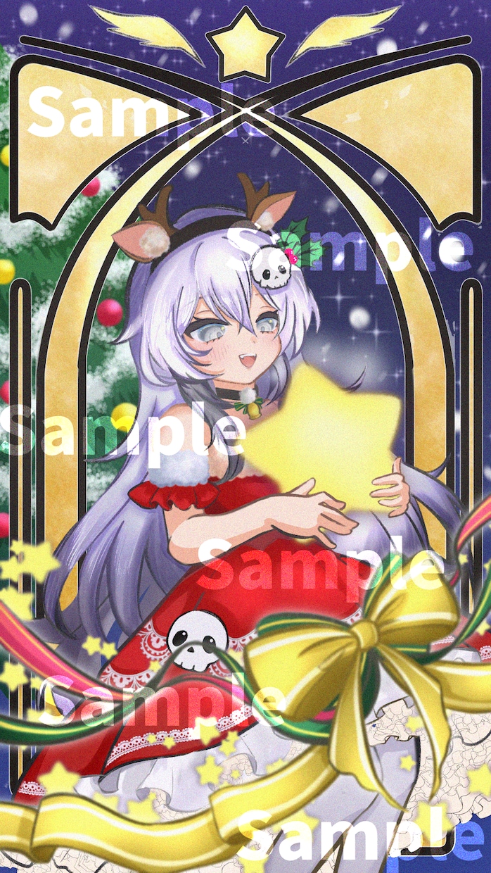 11月納品可能！クリスマスイラストを描きます 商用利用OK◎ネップリ・グッズ・返礼品などに！ イメージ2