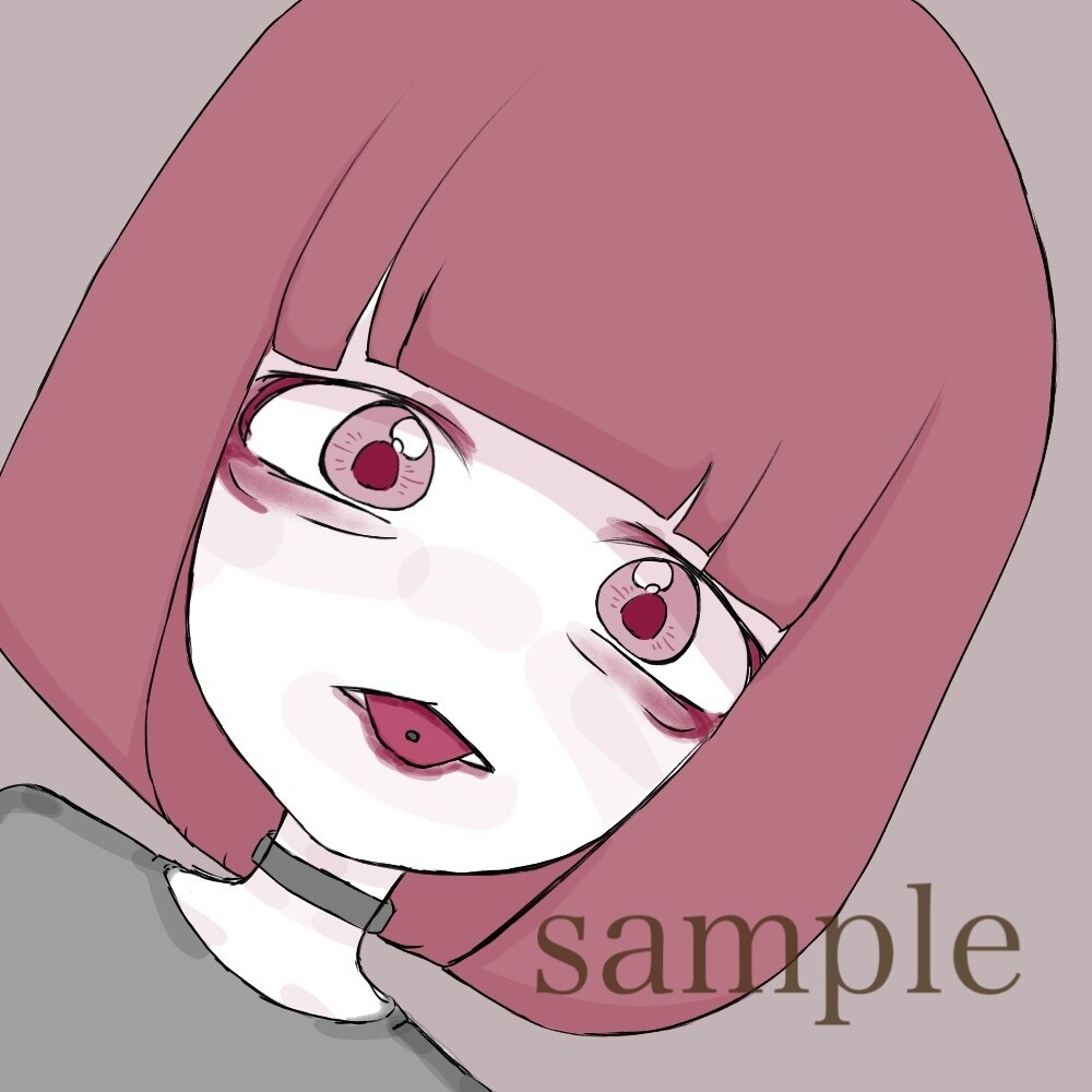 SNSのアイコンに使えます 時間をかけて貴方に合う作品を描きます イメージ2