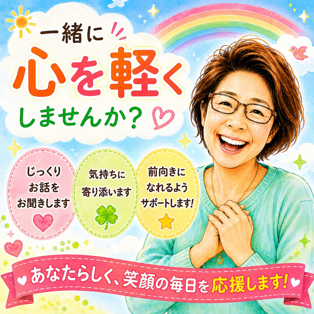 元気印のおばちゃんが心により添い笑顔でお聞きします １分〜日常の愚痴も大歓迎！おばちゃんパワーで元気をお届け イメージ5