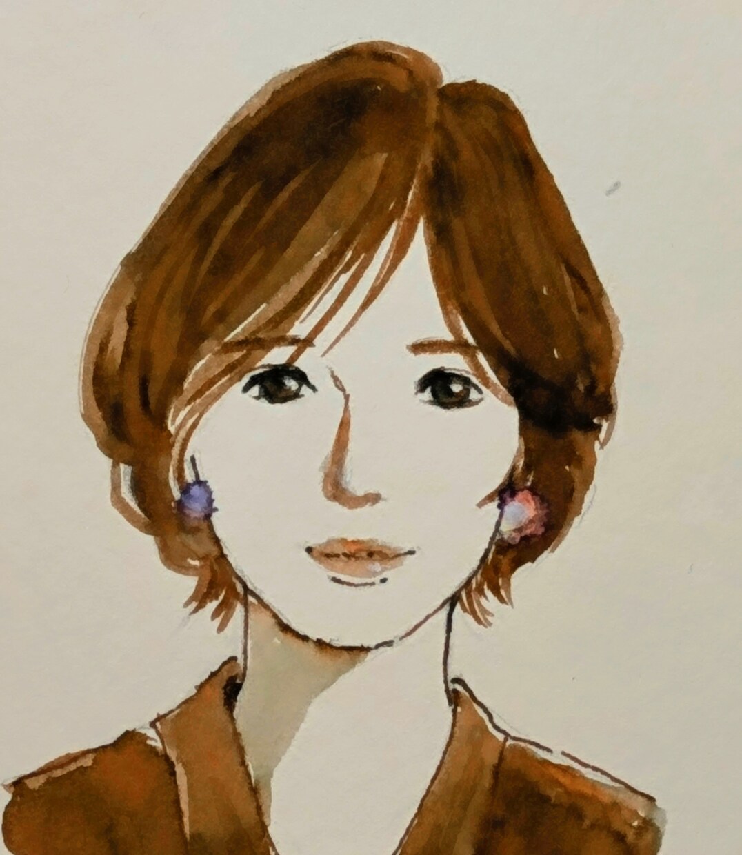 ゆるふわアイコン｜やさしく届く似顔絵、お描きします セピア色のやさしさで、あなたの印象をそっと引き上げるアイコン イメージ7