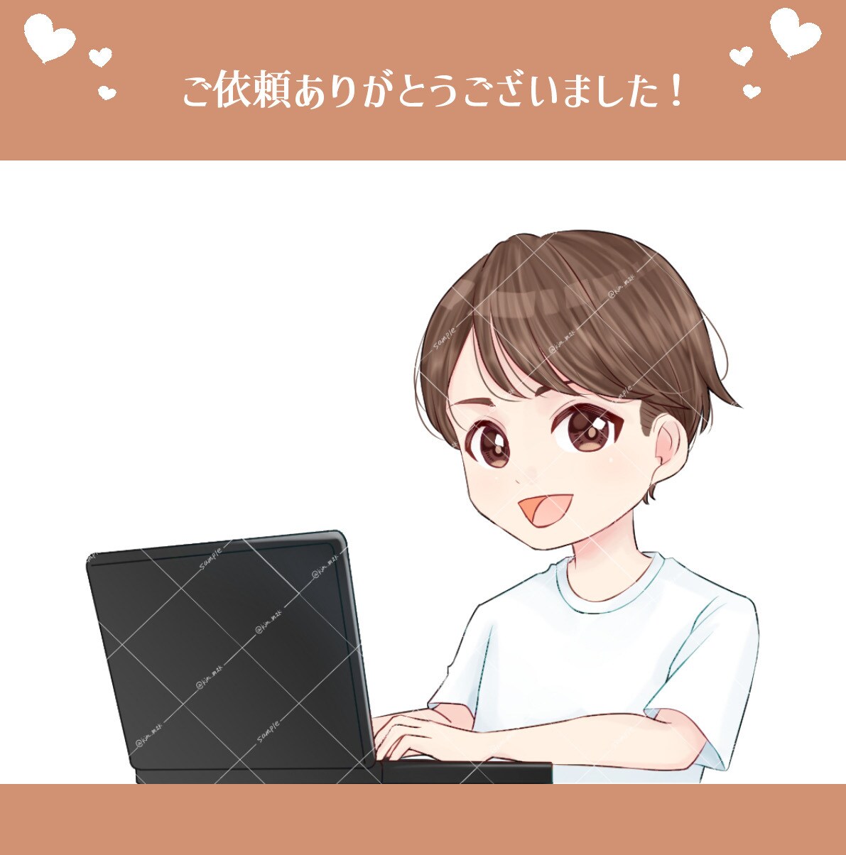 商用利用OK★もちっと可愛いアイコン描きます きゅるんとかわいいアイコン♥️男の子も描けます◎ イメージ8