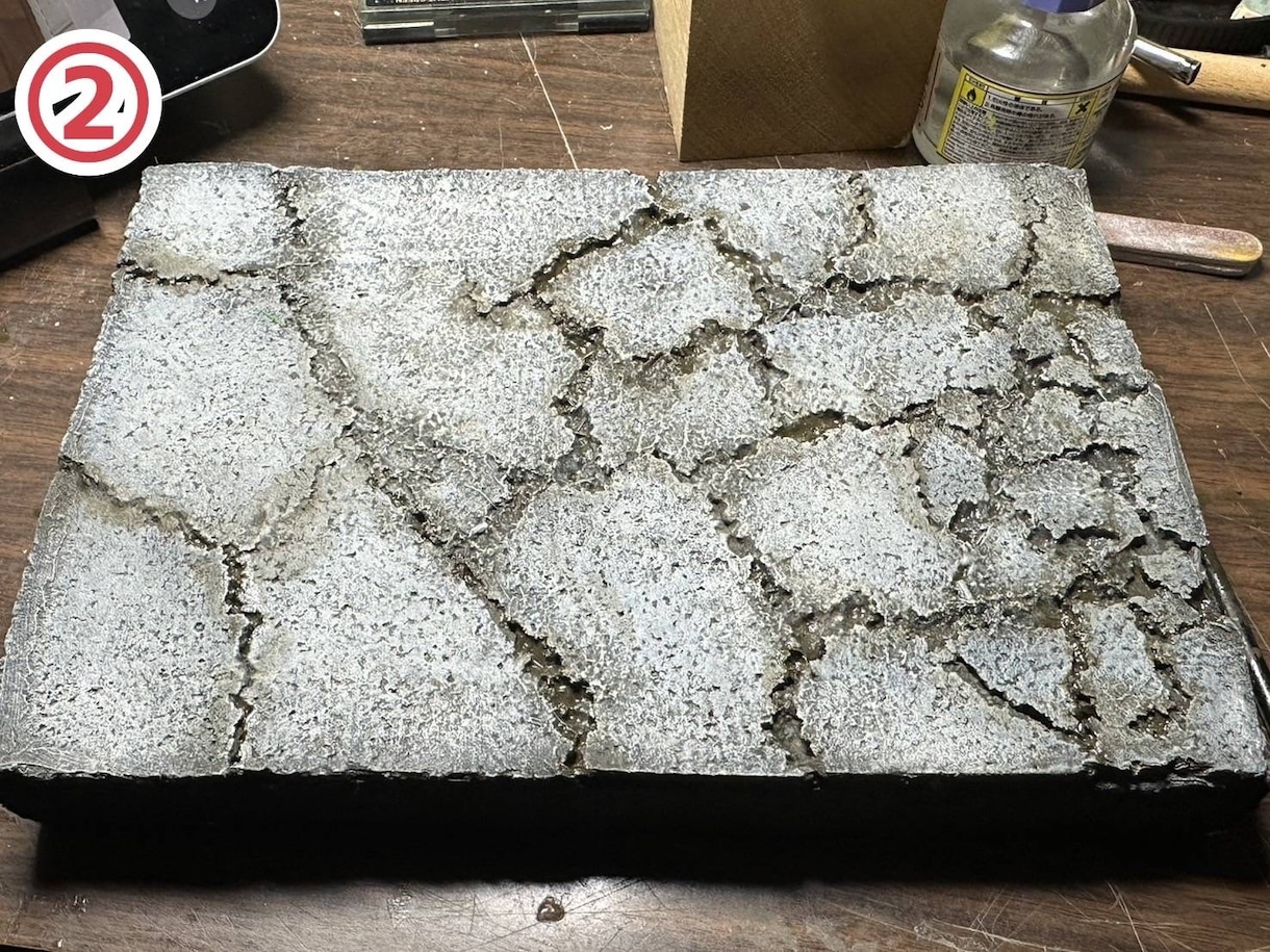 3000円均一でジオラマベース作ります 均一価格である程度画像のようなベースジオラマ製作致します。 イメージ3