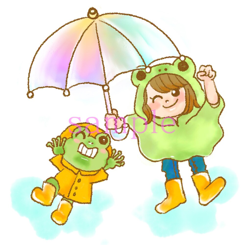 商用利用可！絵本風の優しいイラスト作成します クレヨン、水彩、色鉛筆で描いたような優しいタッチのイラスト イメージ2