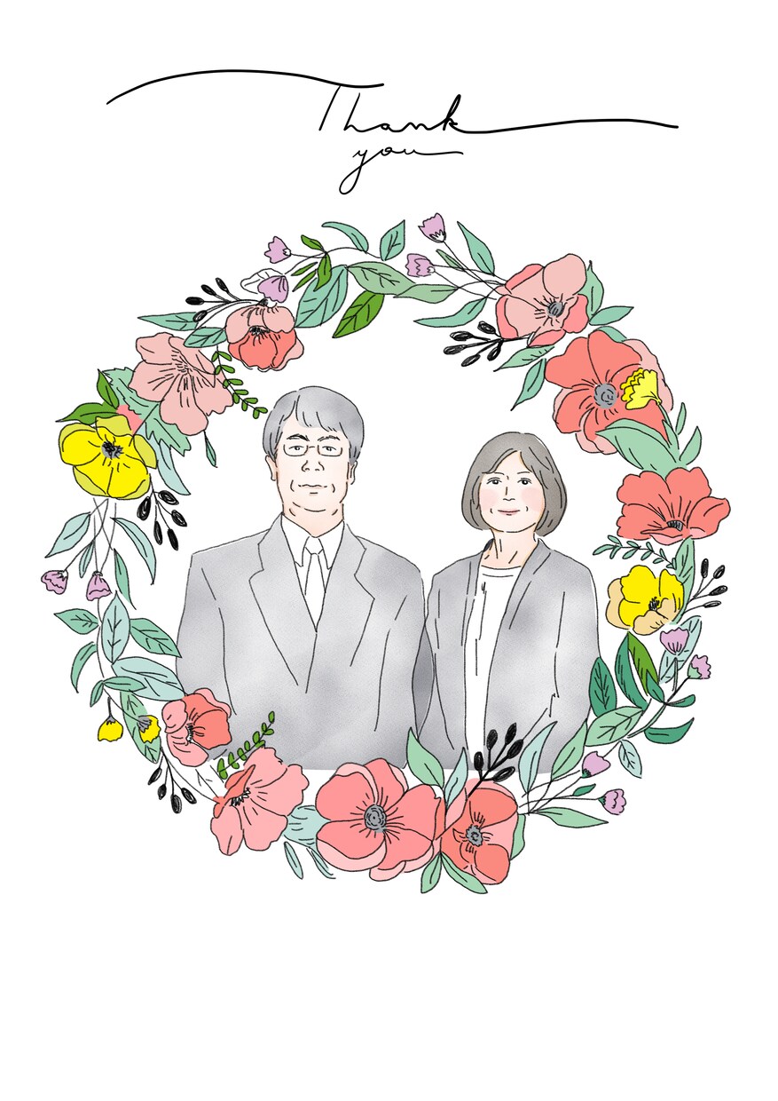 似顔絵・ アイコン・ウエルカムボード制作します あなたやあなたの大切な人に似顔絵をプレゼントしてみませんか イメージ3