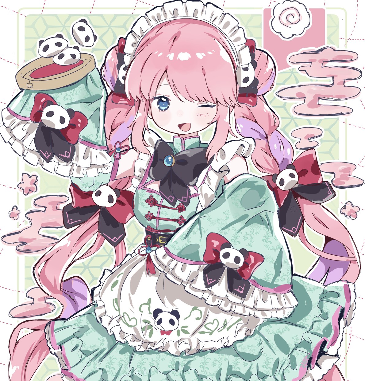 短納期！ゆるかわいいイラスト制作いたします 背景・小物無料！お気軽にご依頼ください イメージ1