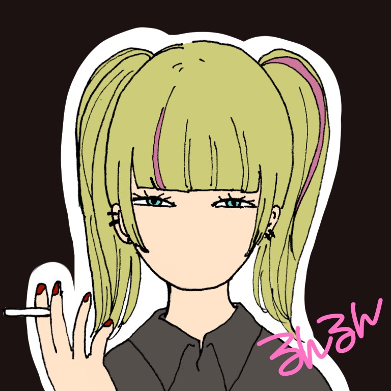 SNSに使えるアイコンを描きます 個性的だけど似顔絵風のカラーイラストを描きます イメージ1