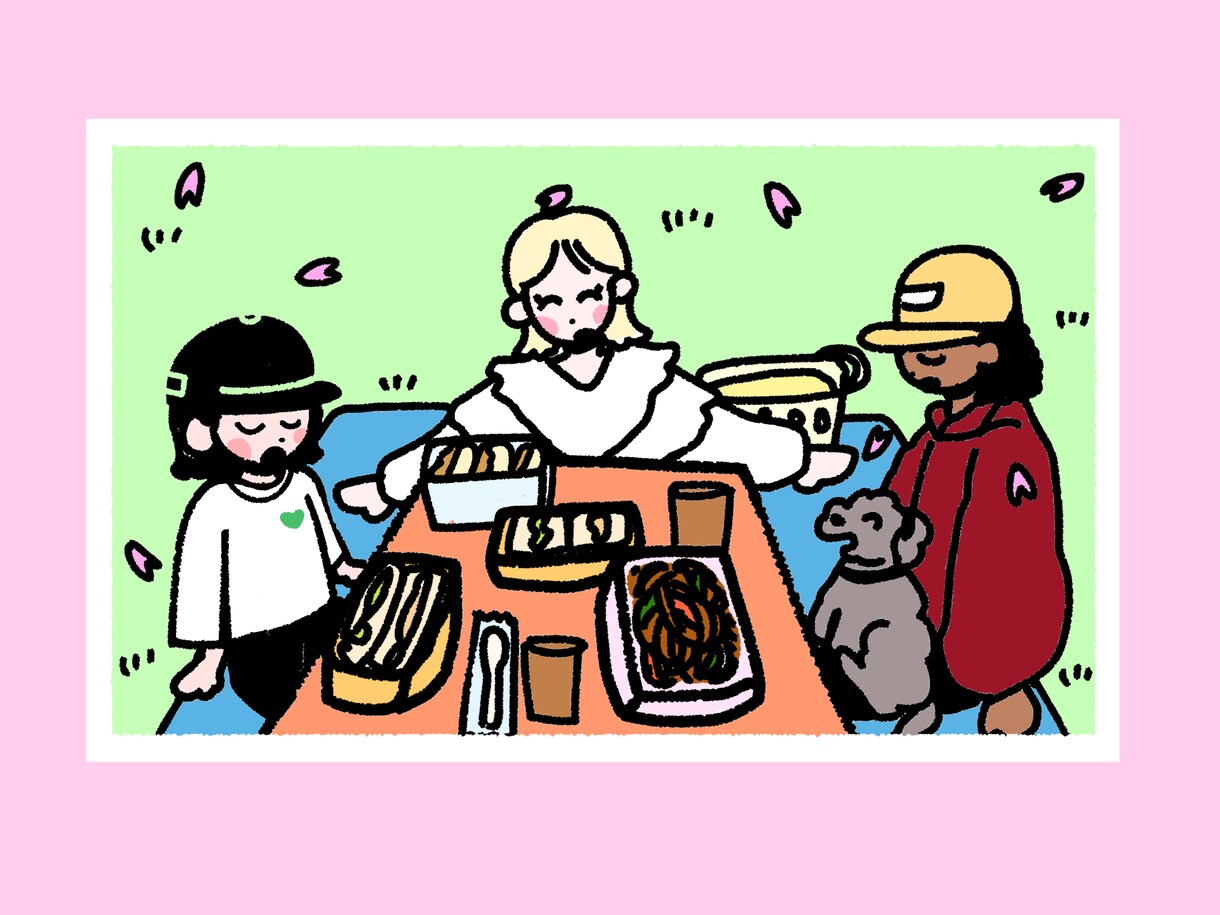 思い出の写真がもっと特別になるイラスト描きます 雑誌のイラストみたいなルーズでポップなイラストが得意です！ イメージ3