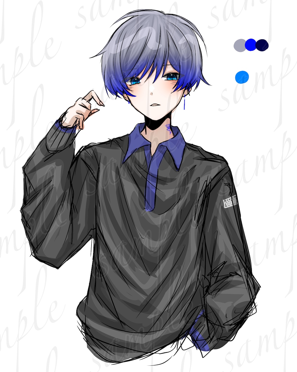 アイコンイラスト等描きます 歌い手様のサムネイルイラスト受付実績あります イメージ4