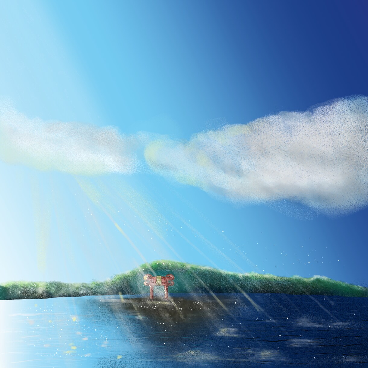 やさしい絵本風の背景イラスト制作します 商用利用OK｜高解像度の背景イラスト制作 イメージ2