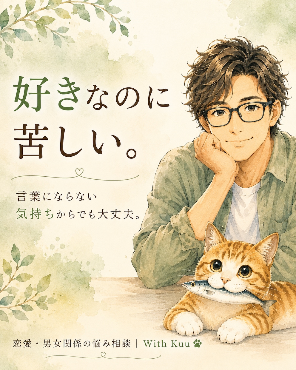 恋愛・男女関係の悩みをゆっくりお聴きします 好きなのに苦しい。言葉にならない気持ちからでも大丈夫 イメージ1